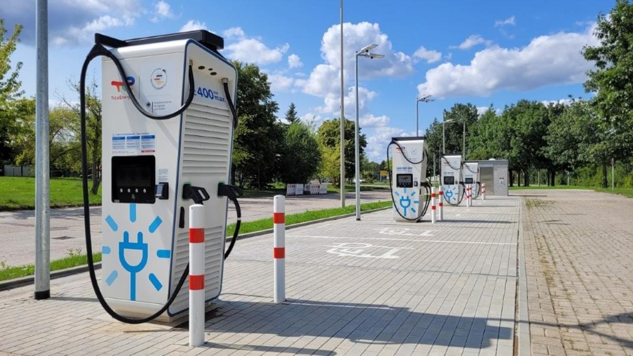 TotalEnergies Charging station, Otto-Hahn-Straße in Zwickau