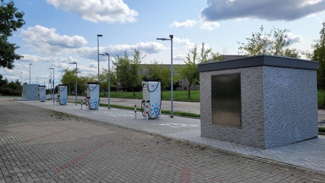 TotalEnergies Charging station, Otto-Hahn-Straße in Zwickau