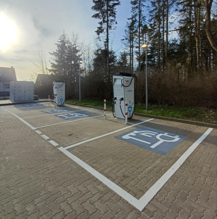 TotalEnergies Charging station, Greifswalder Chaussee in Grimmen