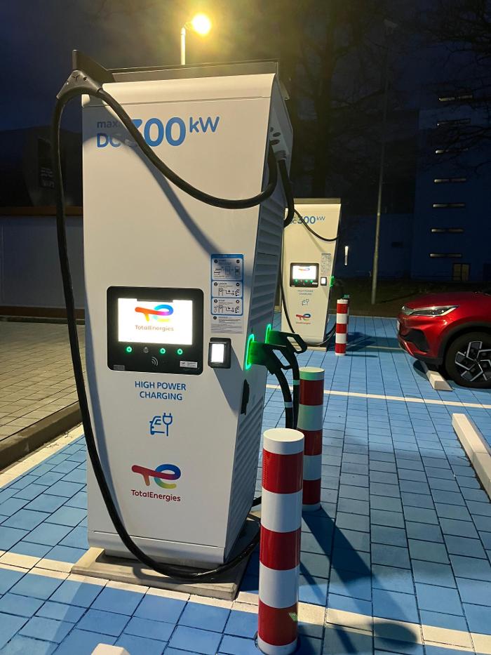 TotalEnergies Charging station, Otto-Flimm-Straße in Nürburg