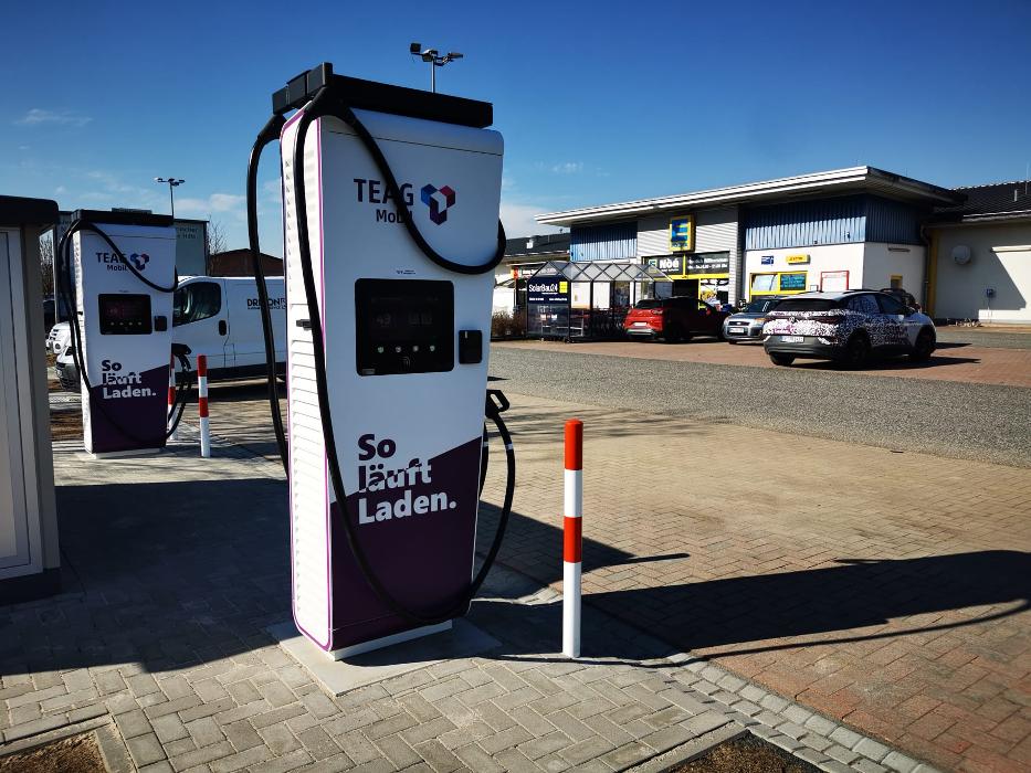 TEAG Mobil-Ladestation, Sandhute in Lahntal