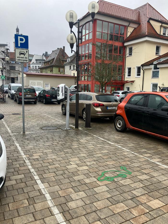 WVV Energie E-Ladestationen, Sinnaustraße in Bad Brückenau