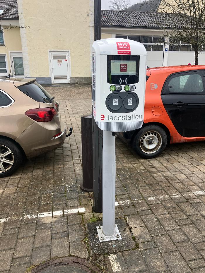 WVV Energie E-Ladestationen, Sinnaustraße in Bad Brückenau