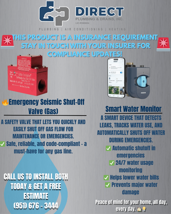 Direct Plumbing and Drains Inc. - Temecula, CA