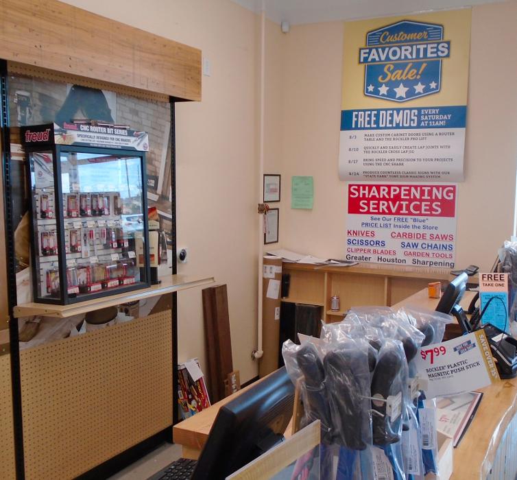 Greater Houston Sharpening @ Rockler Woodworking & Hardware Image