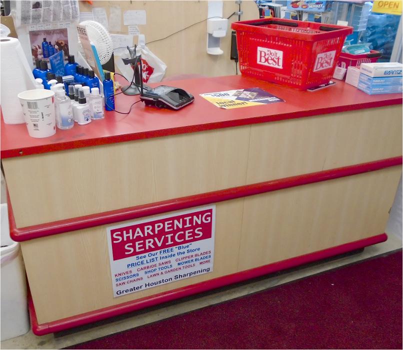 Greater Houston Sharpening @ C & D Hardware Image