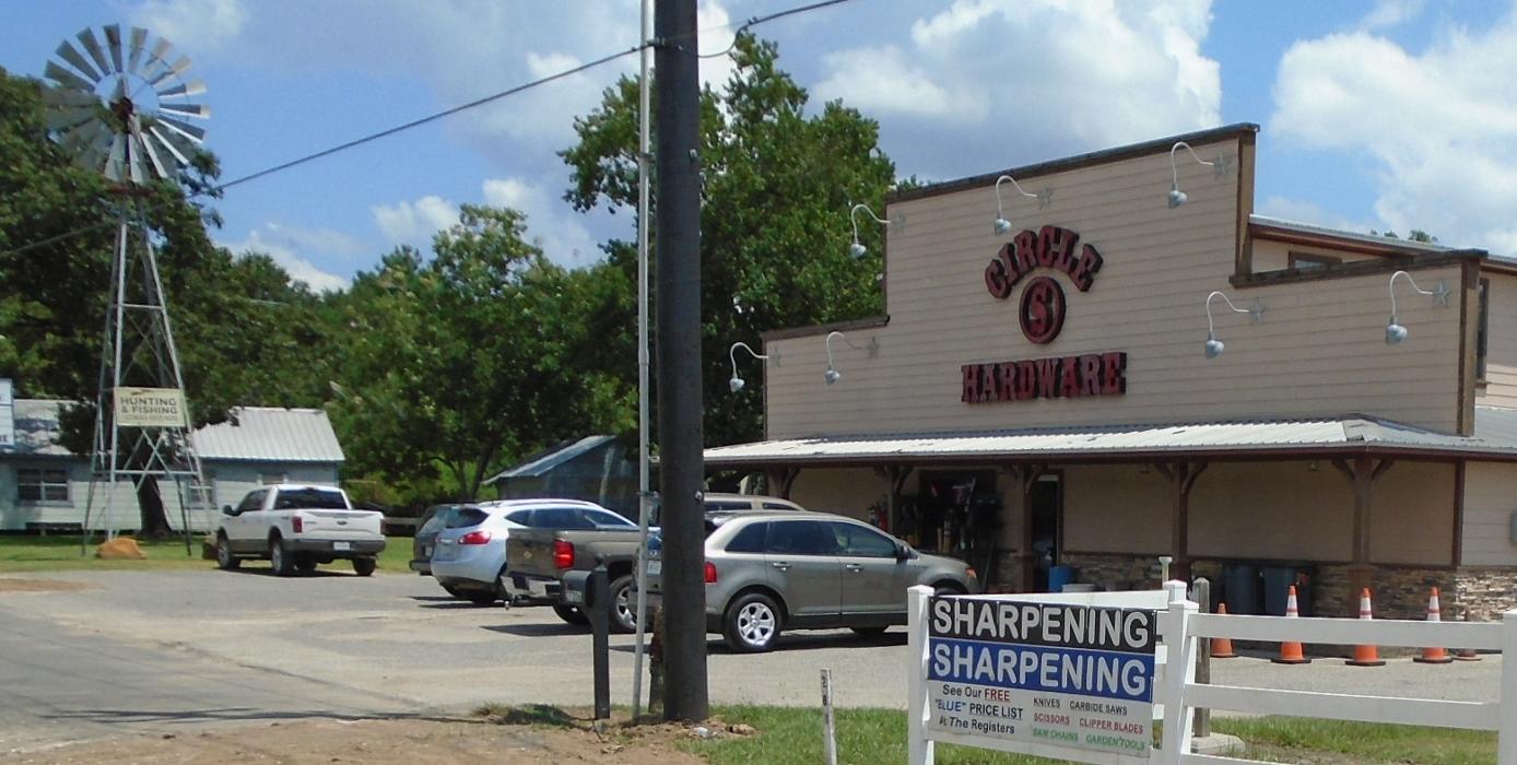 Greater Houston Sharpening @ Circle 'S' Hardware Logo