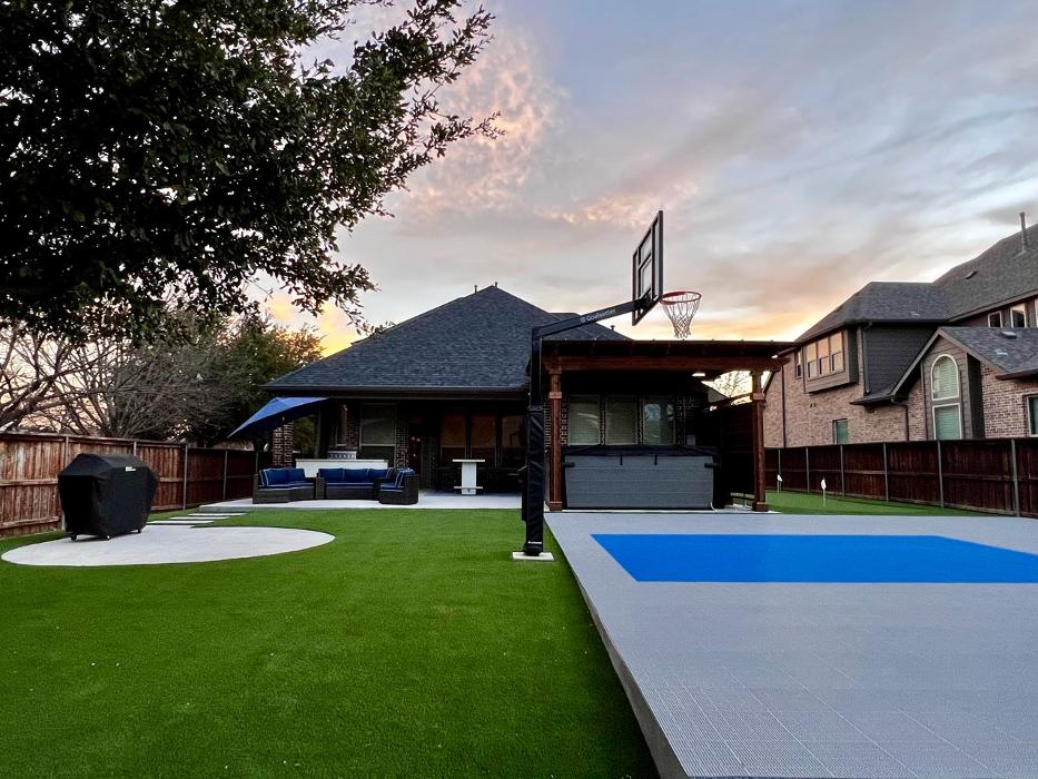 Beautiful Backyard Living Image