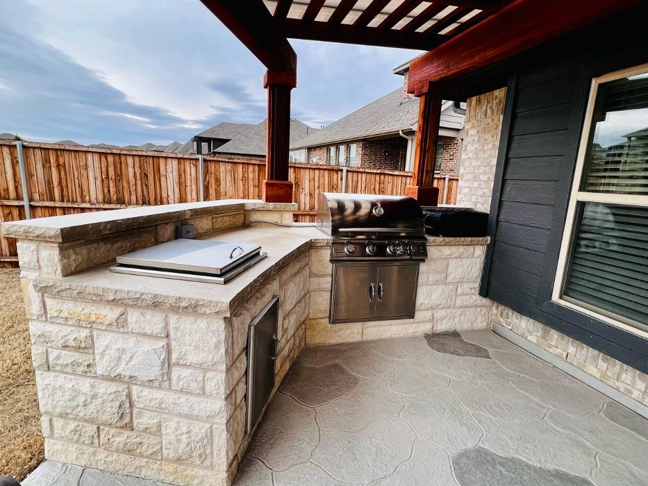 Beautiful Backyard Living Image