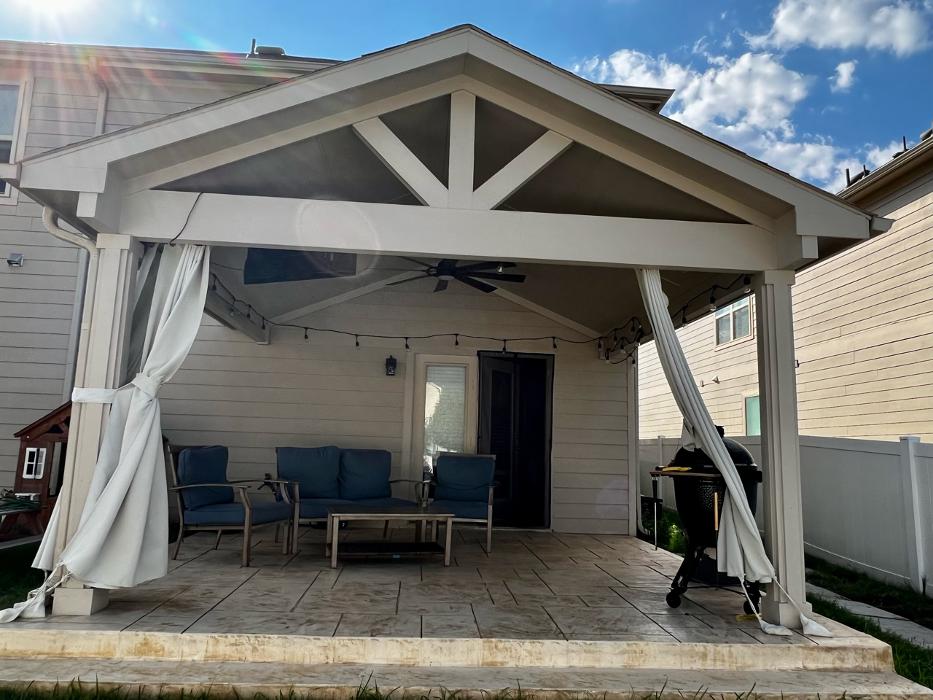 Beautiful Backyard Living Image