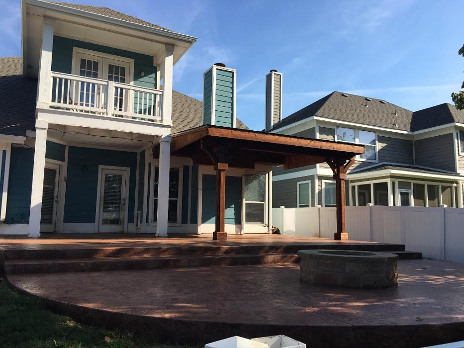 Beautiful Backyard Living Image