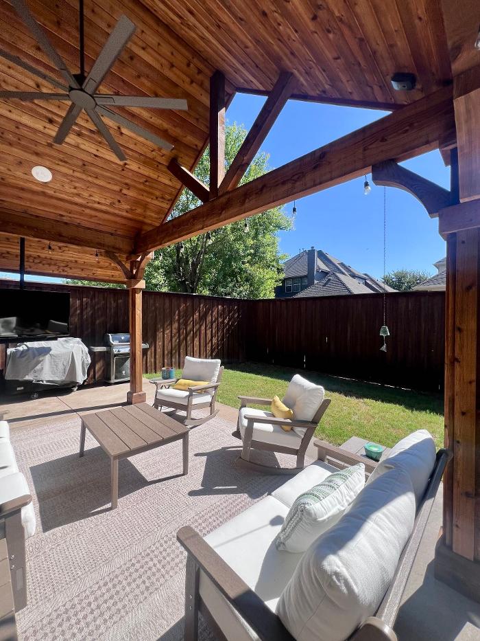 Beautiful Backyard Living Image