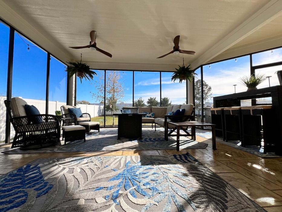 Beautiful Backyard Living Image