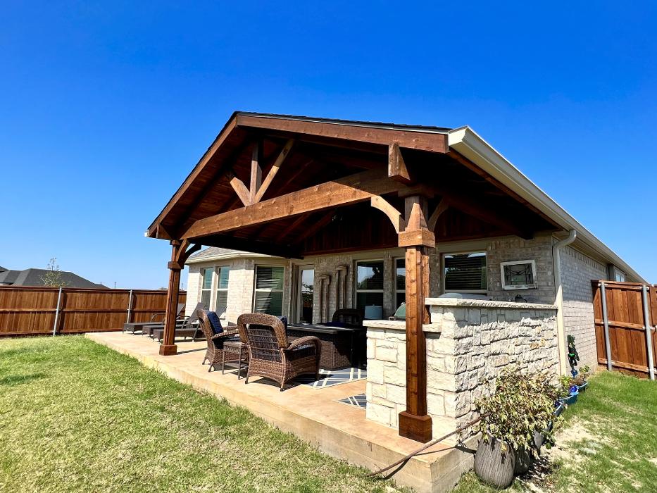 Beautiful Backyard Living Image