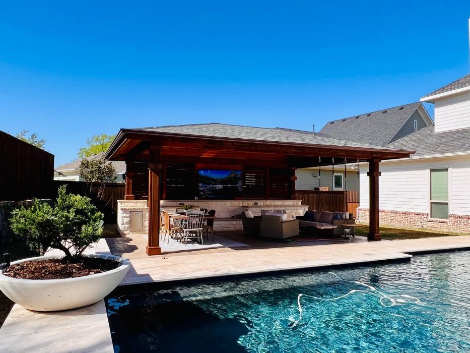 Beautiful Backyard Living Image