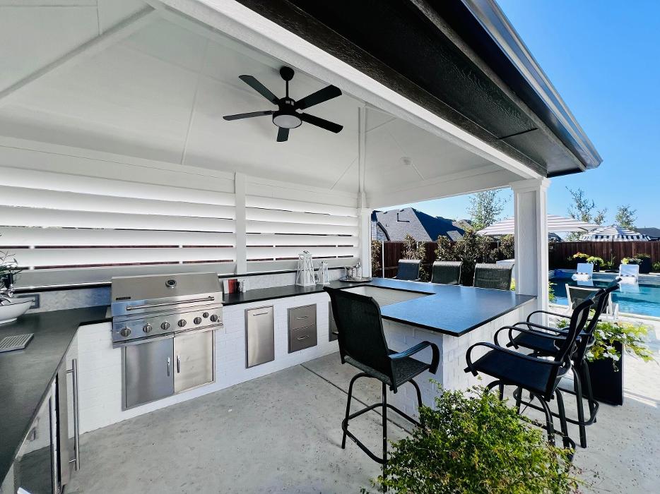 Beautiful Backyard Living Image