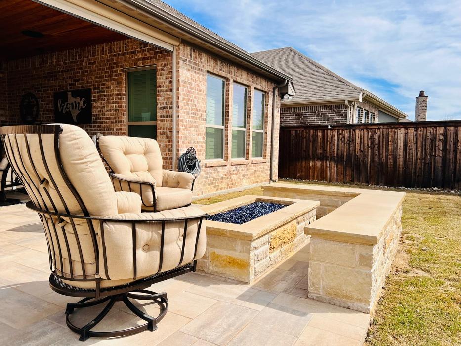 Beautiful Backyard Living Image