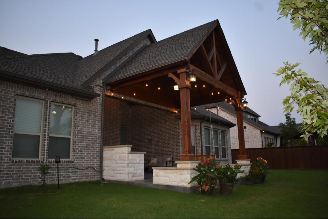 Beautiful Backyard Living Image