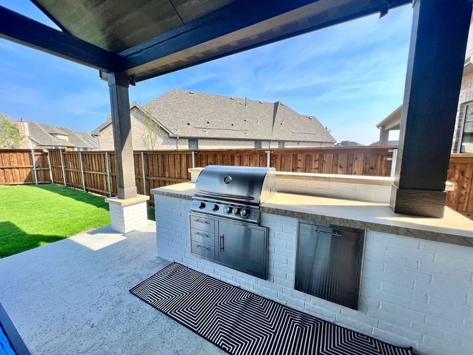 Beautiful Backyard Living Image