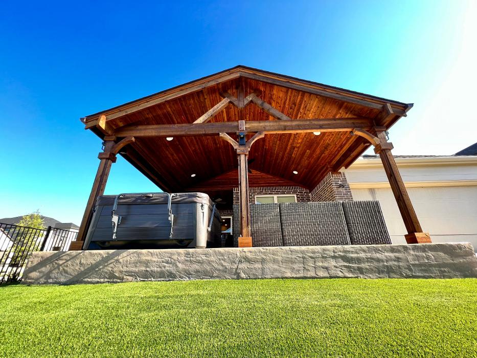 Beautiful Backyard Living Image