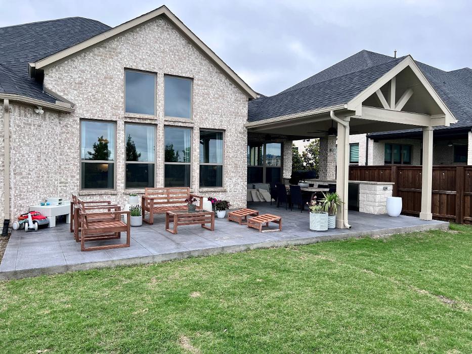 Beautiful Backyard Living Image