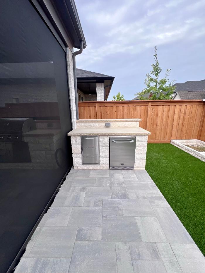 Beautiful Backyard Living Image