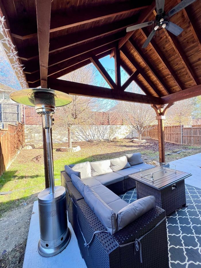 Beautiful Backyard Living Image