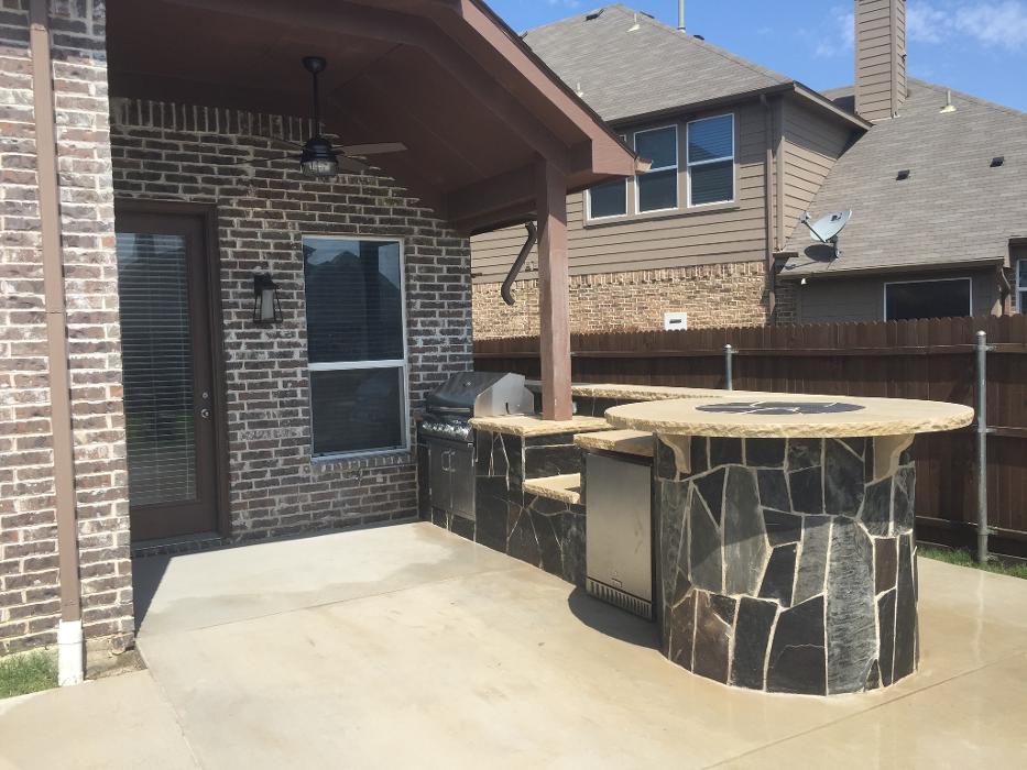 Beautiful Backyard Living Image