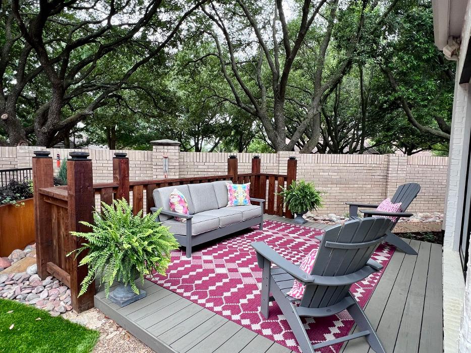 Beautiful Backyard Living Image