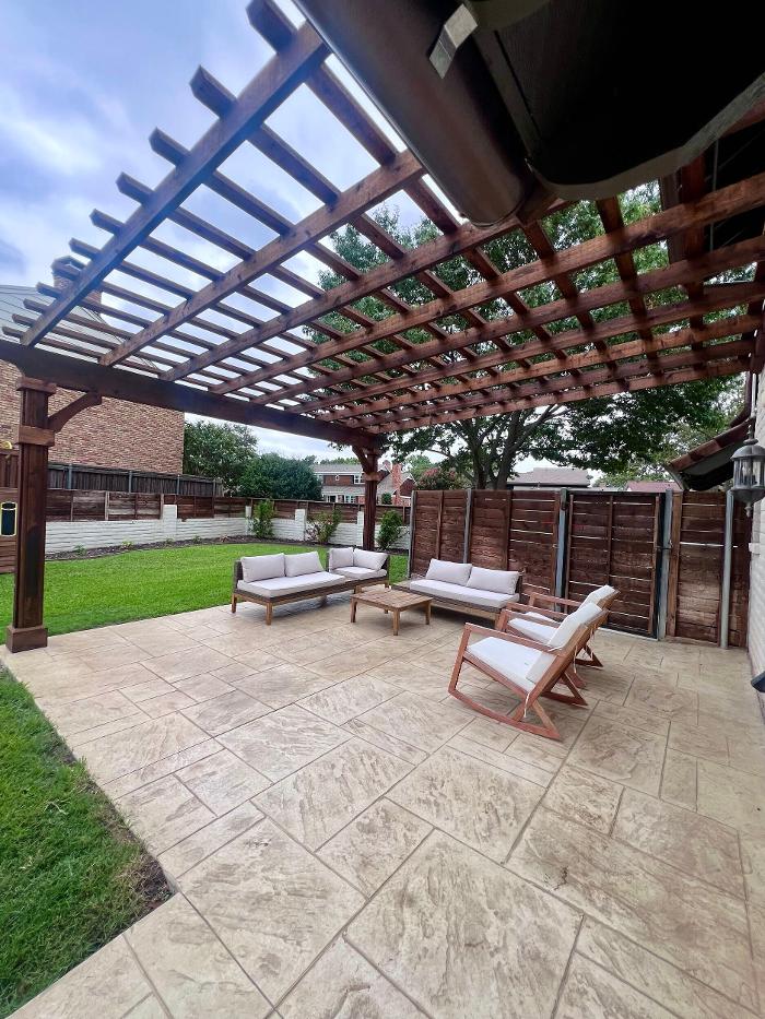 Beautiful Backyard Living Image