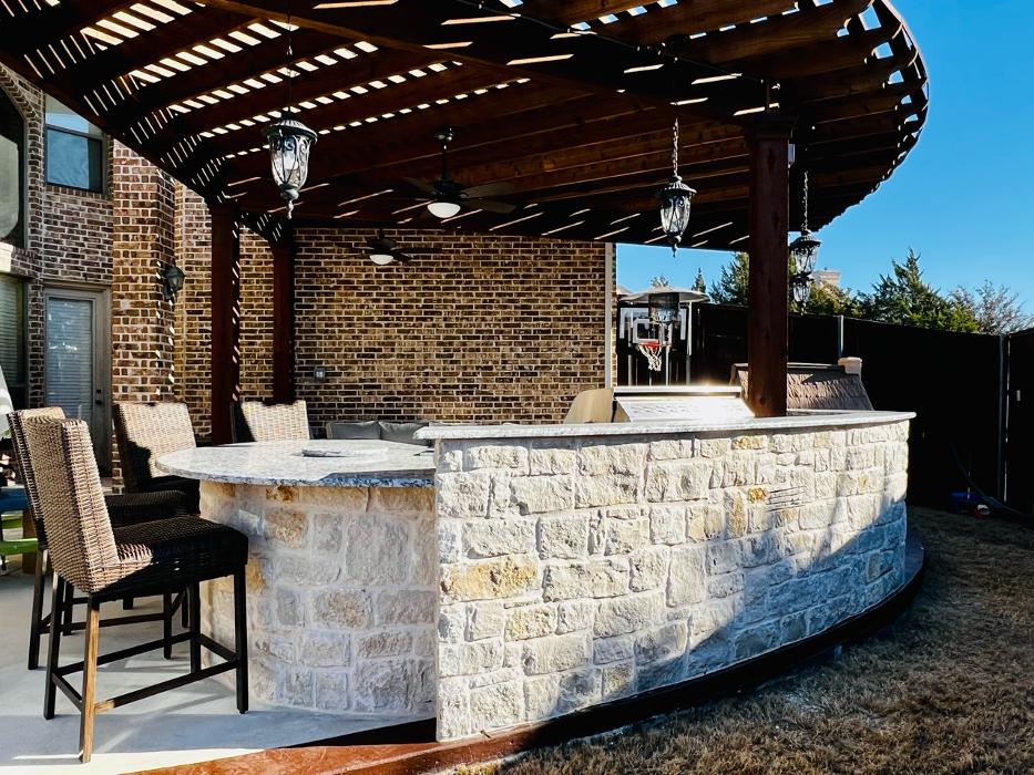 Beautiful Backyard Living Image