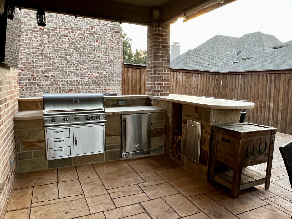 Beautiful Backyard Living Image