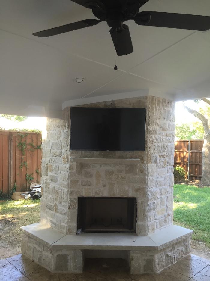 Beautiful Backyard Living Image