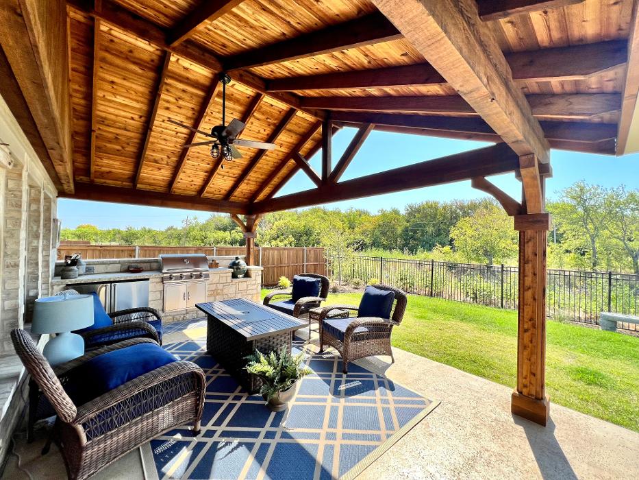 Beautiful Backyard Living Image