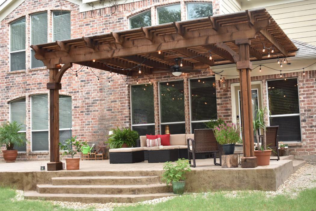 Beautiful Backyard Living Image