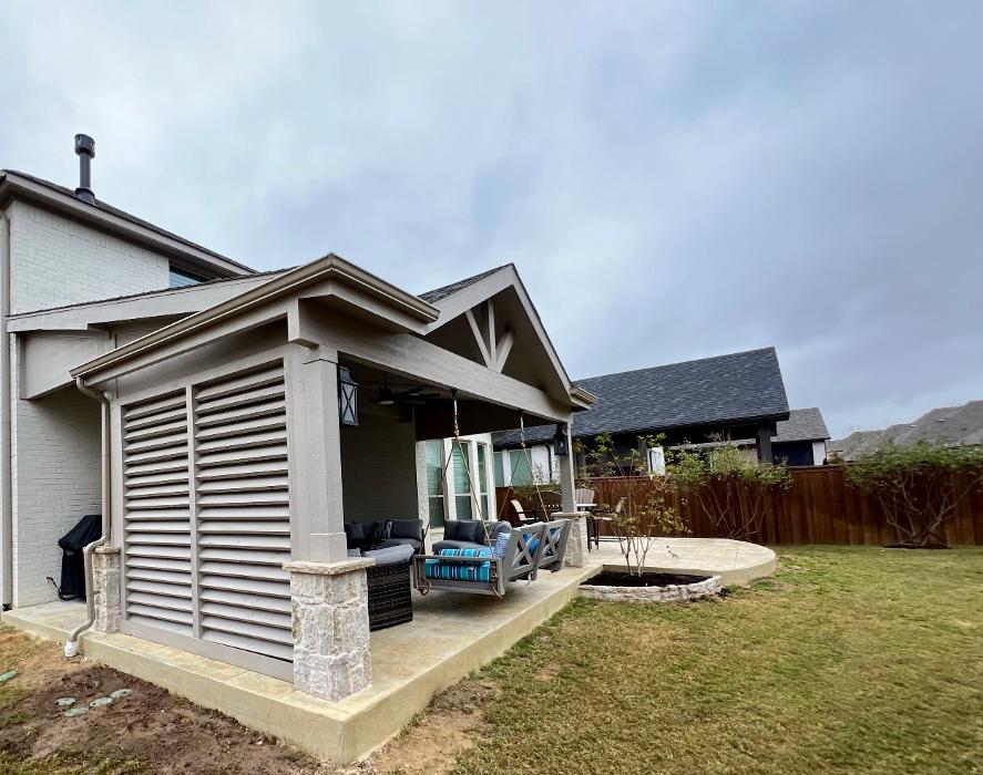 Beautiful Backyard Living Image