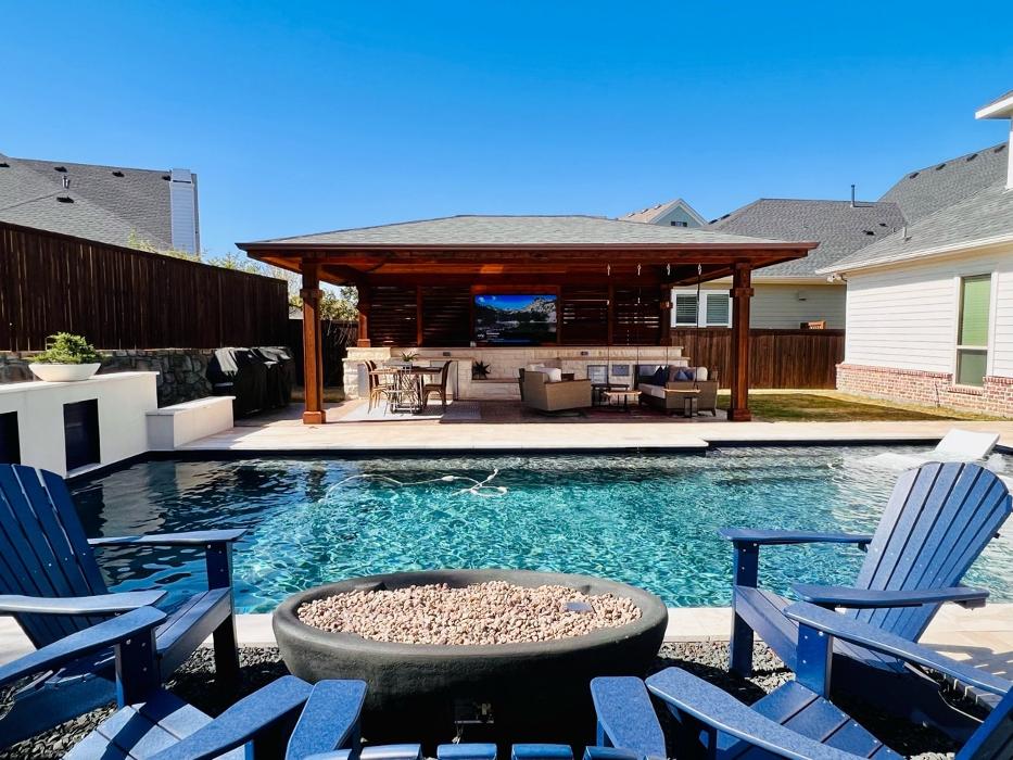 Beautiful Backyard Living Image