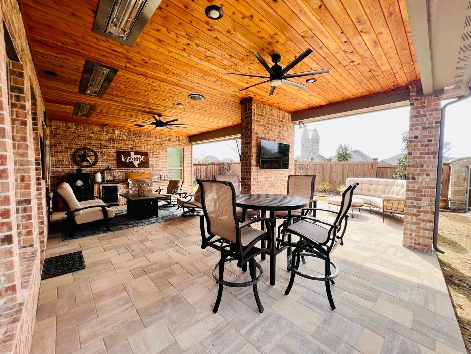 Beautiful Backyard Living Image