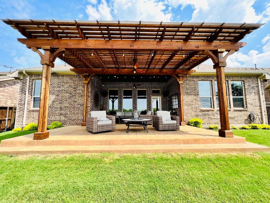 Beautiful Backyard Living Image