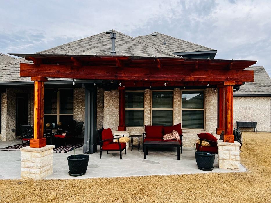 Beautiful Backyard Living Image