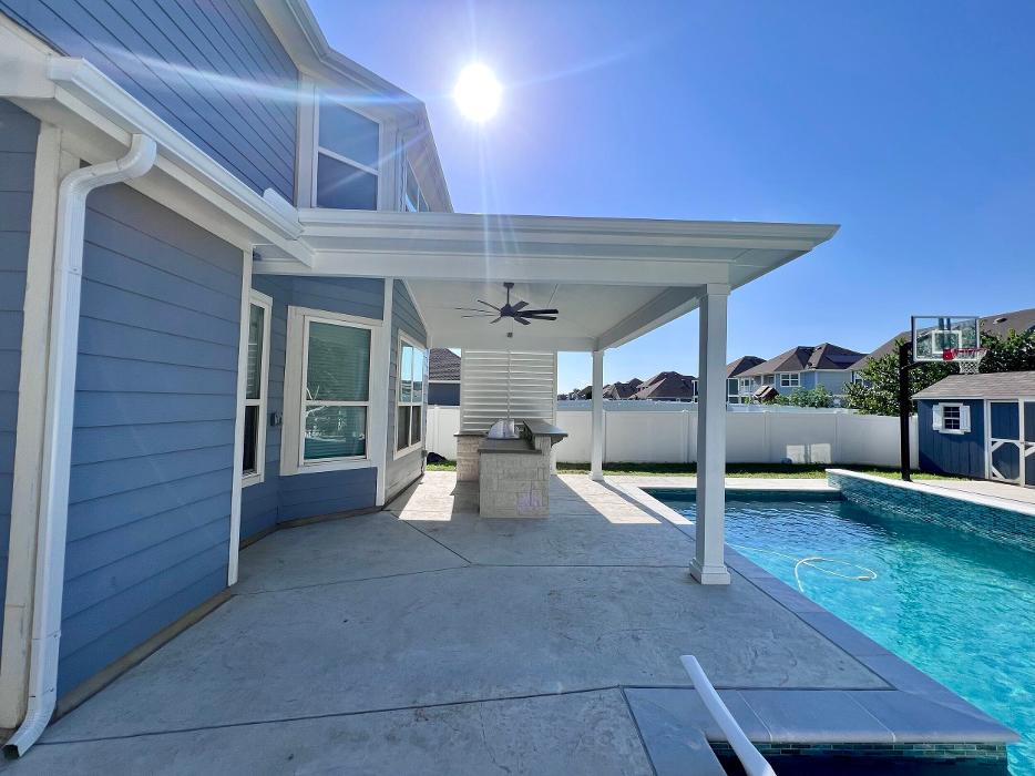 Beautiful Backyard Living Image