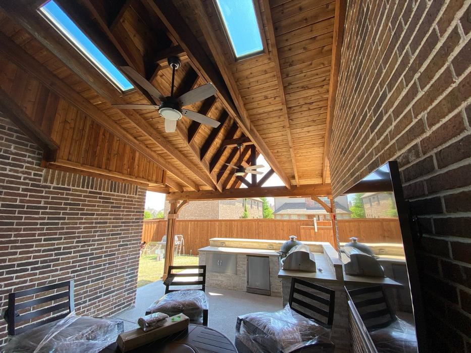 Beautiful Backyard Living Image