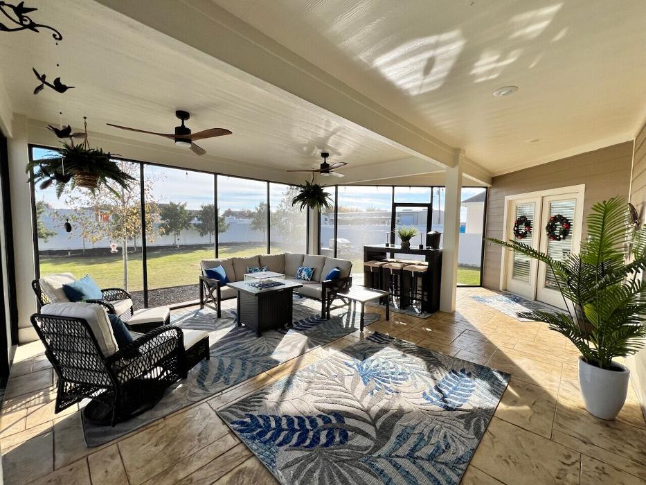 Beautiful Backyard Living Image