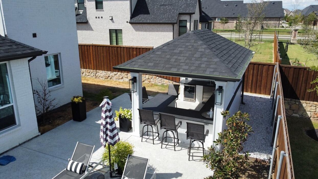 Beautiful Backyard Living Image