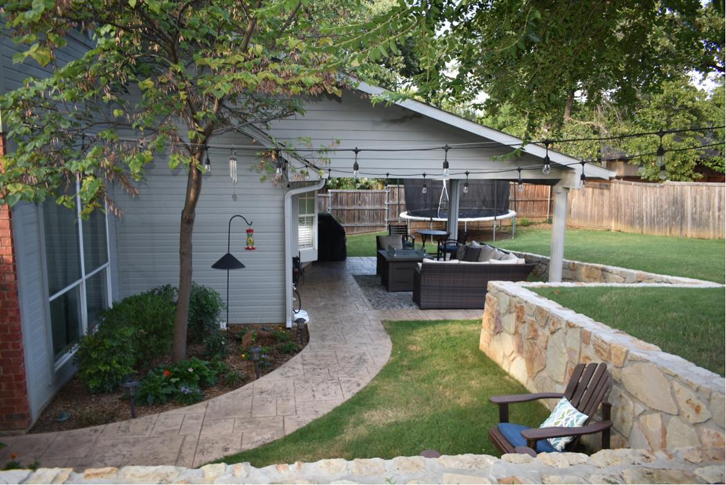 Beautiful Backyard Living Image