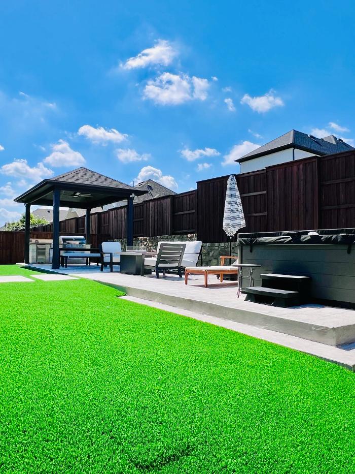 Beautiful Backyard Living Image