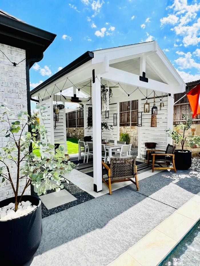 Beautiful Backyard Living Image