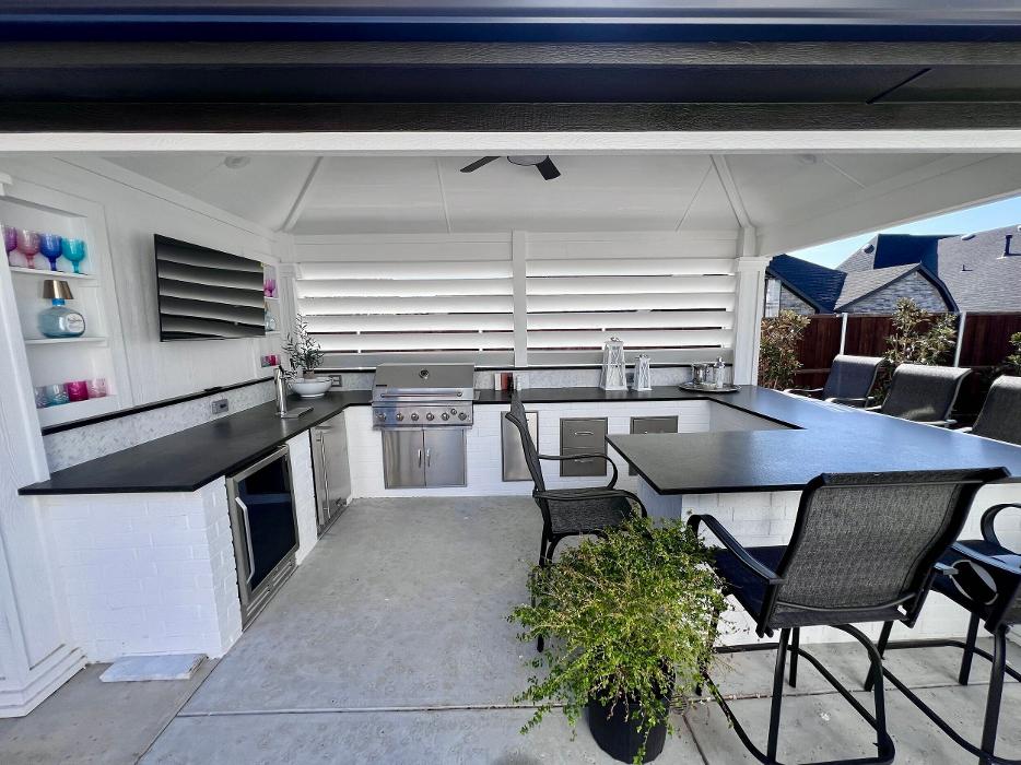 Beautiful Backyard Living Image