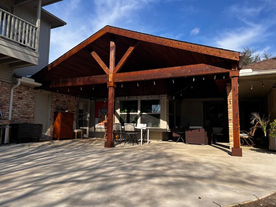 Beautiful Backyard Living Image