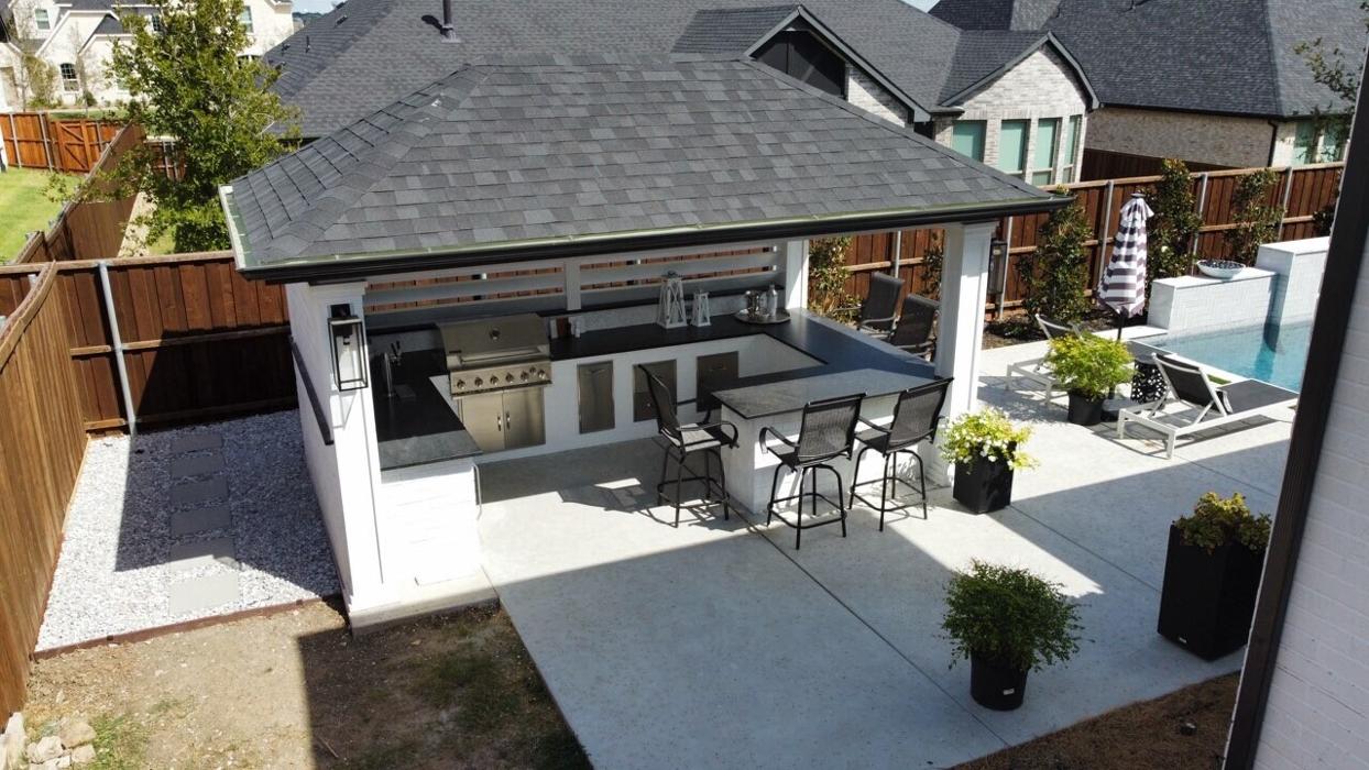 Beautiful Backyard Living Image